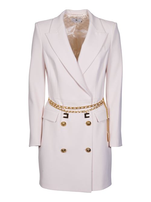 Robe manteau in stretch crêpe with belt ELISABETTA FRANCHI | AB65746E2193